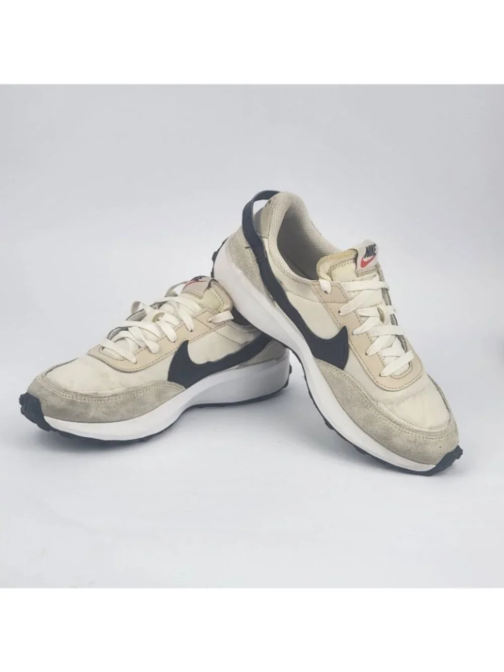 Nike Waffle Debut DH9523-102 Women's US 8 Running Shoes White Athletic Sneakers